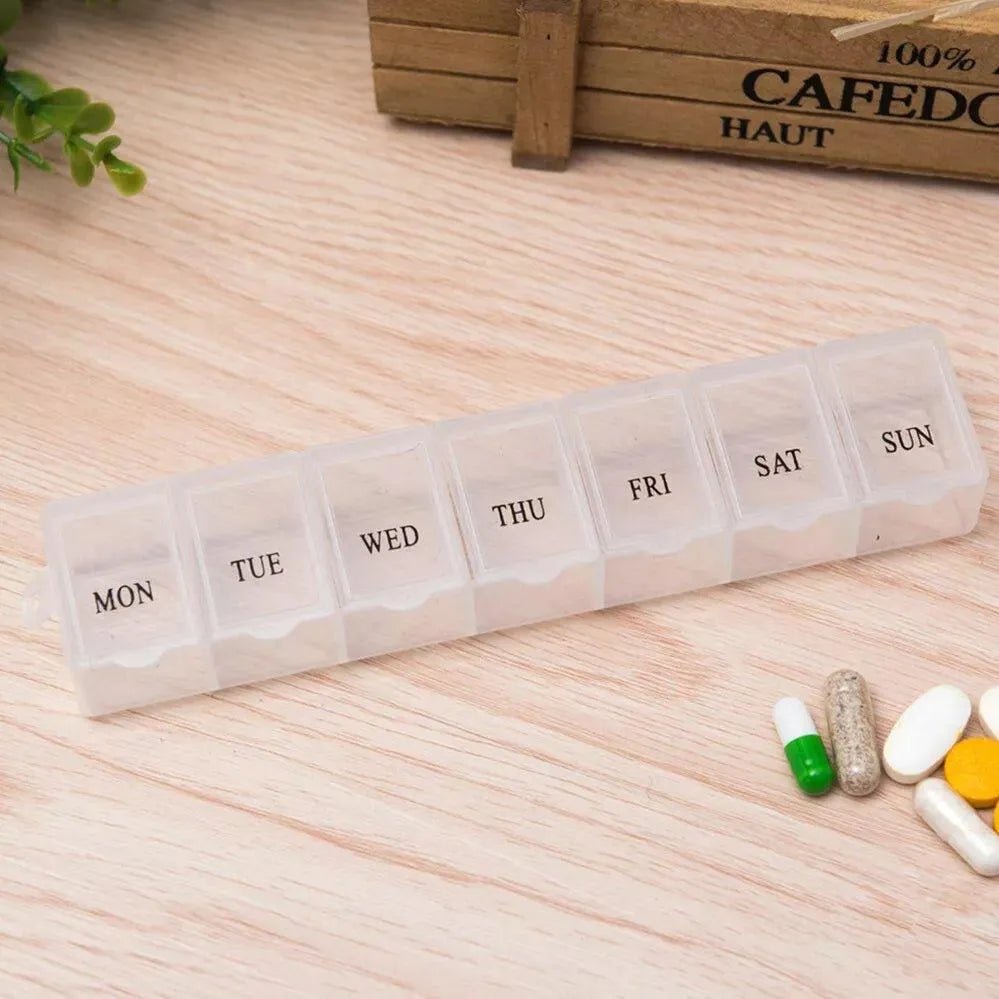 4MOBILITY WA Medication Storage Box Weekly Pill Organiser Case 7 Days 4M-MBOXRD-7 - 4MOBILITY WA - Mandurah