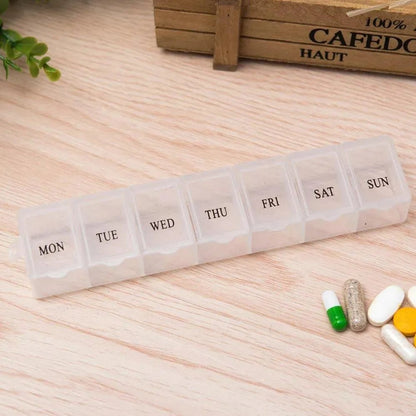 4MOBILITY WA Medication Storage Box Weekly Pill Organiser Case 7 Days 4M-MBOXRD-7 - 4MOBILITY WA - Mandurah