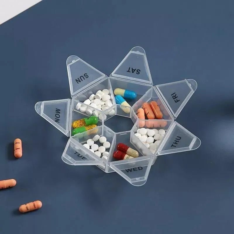 4MOBILITY WA Medication Storage Box Weekly Pill Organiser Case 7 Days 4M-MBOXRD-7 - 4MOBILITY WA - Mandurah
