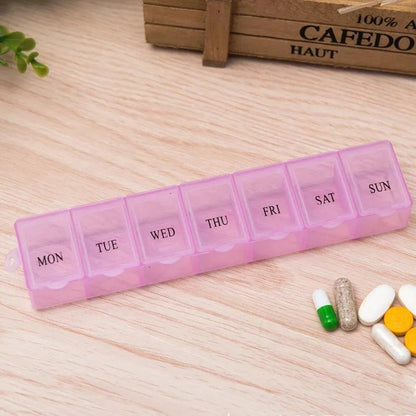 4MOBILITY WA Medication Storage Box Weekly Pill Organiser Case 7 Days 4M-MBOXRD-7 - 4MOBILITY WA - Mandurah