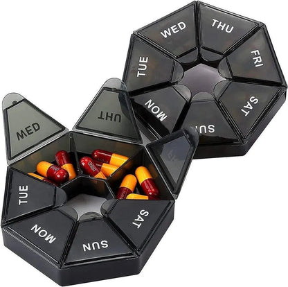 4MOBILITY WA Medication Storage Box Weekly Pill Organiser Case 7 Days 4M-MBOXRD-7 - 4MOBILITY WA - Mandurah