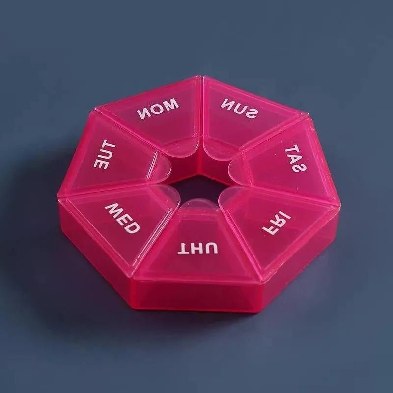 4MOBILITY WA Medication Storage Box Weekly Pill Organiser Case 7 Days 4M-MBOXRD-7 - 4MOBILITY WA - Mandurah