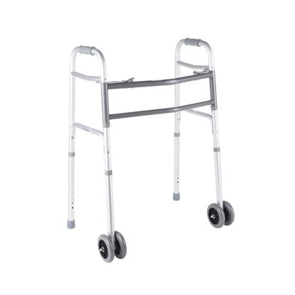 Days Heavy Duty Side Folding Walking Frame - Bariatric 317Kg with Double 5" Wheels