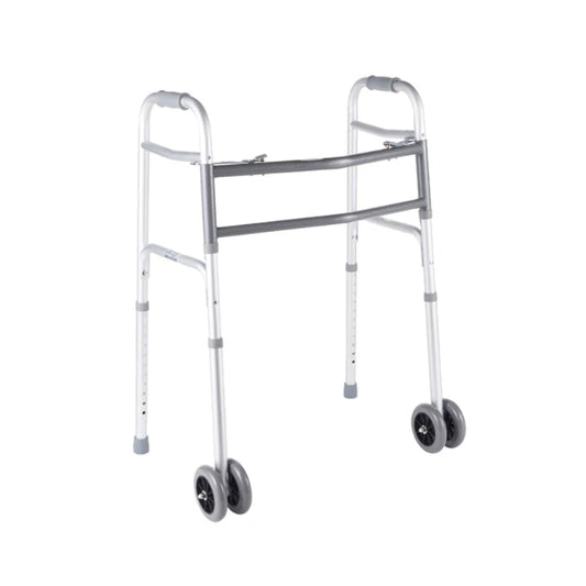 Days Heavy Duty Side Folding Walking Frame - Bariatric 317Kg with Double 5" Wheels
