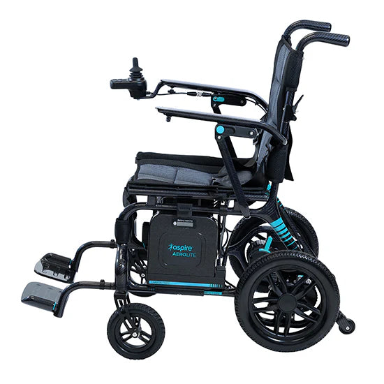 Aspire Aerolite Carbon Fibre Powerchair Blue