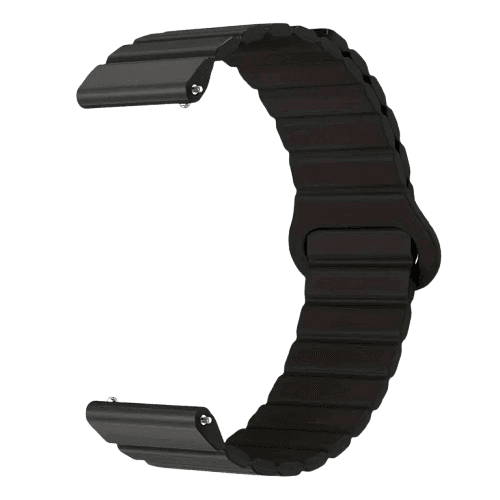 WRIST BANDS OPTIONS - GuardianPa Fall Detection Alarm Accessories MediWatch - Round Dial (22mm) Magnetic (Silicone) Black