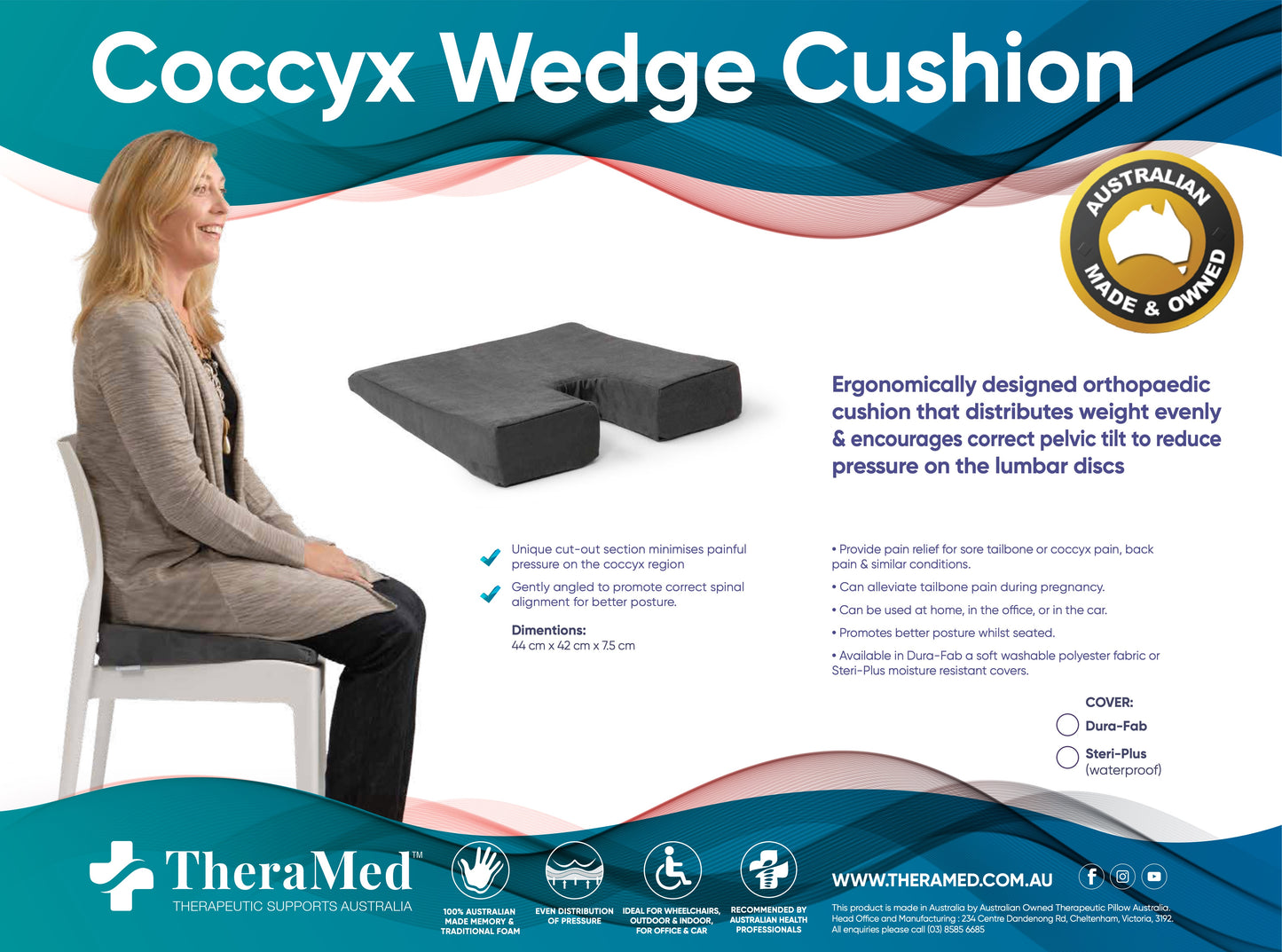 TheraMed Coccyx Tailbone Wedge
