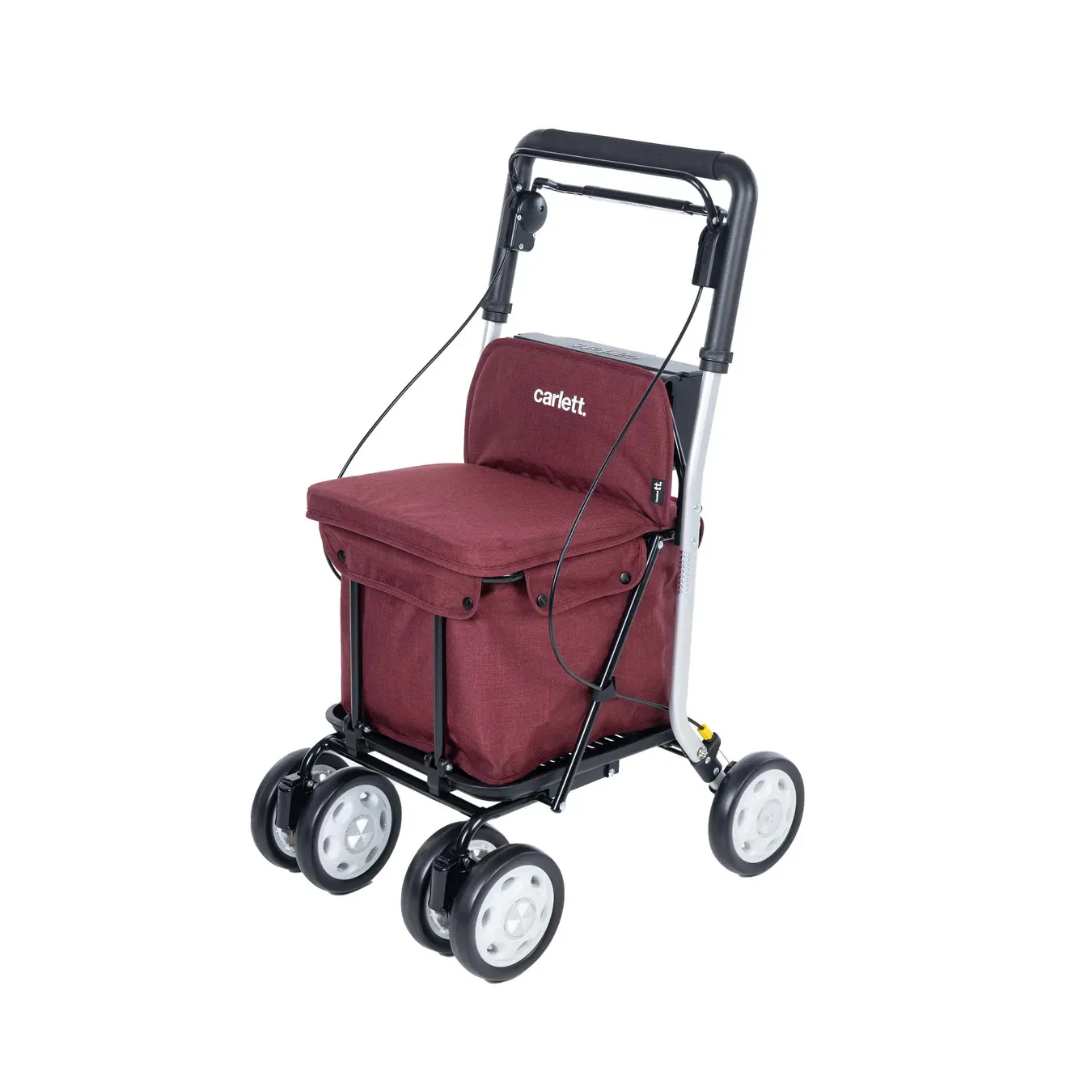 Carlett Comfort Move - Shopping Trolley Walker with Seat - HMRLETT800M-S2 - 4MOBILITY WA