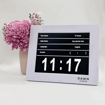 Digital Clock 8" Calendar & Reminder Clock - 4MOBILITY WA