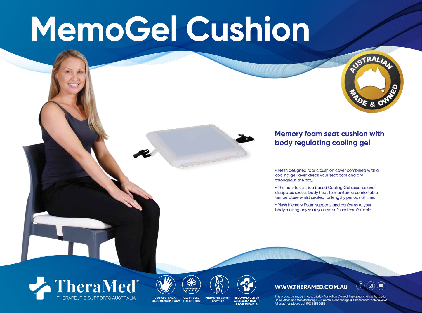 TheraMed MemoGel Cushion