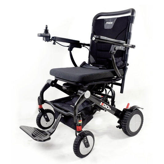 iGo Carbon Fibre Folding Power Wheelchair - 4MOBILITY WA