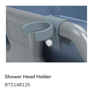 Aspire Electric Shower Trolley