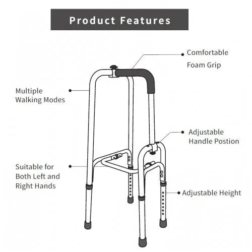 Spacelite Carbon Stroke Cane Silver - HMR900300 - 4MOBILITY WA