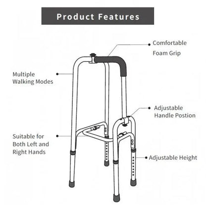 Spacelite Carbon Stroke Cane Silver - HMR900300 - 4MOBILITY WA