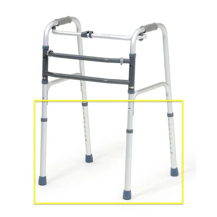 Aluminium Walking Frame - ACCESSORIES Extension Legs (Pair) Legs with Ferrules - 80 mm