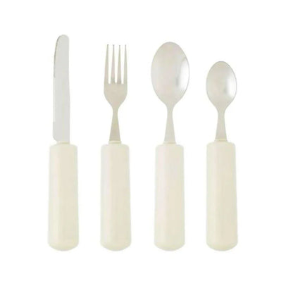 Homecraft adaptive cutlery for disabilities set with easy-grip handles for better dining control