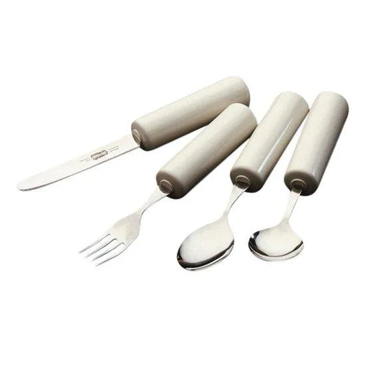 Homecraft adaptive cutlery for disabilities set with ergonomic grips for easier handling