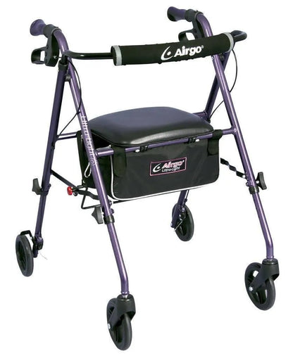 AIRGO Airgo Ultra-Light Rollator - Eggplant HMR700950 - 4MOBILITY WA - Mandurah
