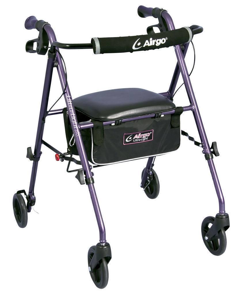 Airgo Ultra-Light Rollator - Eggplant - HMR700950 - 4MOBILITY WA