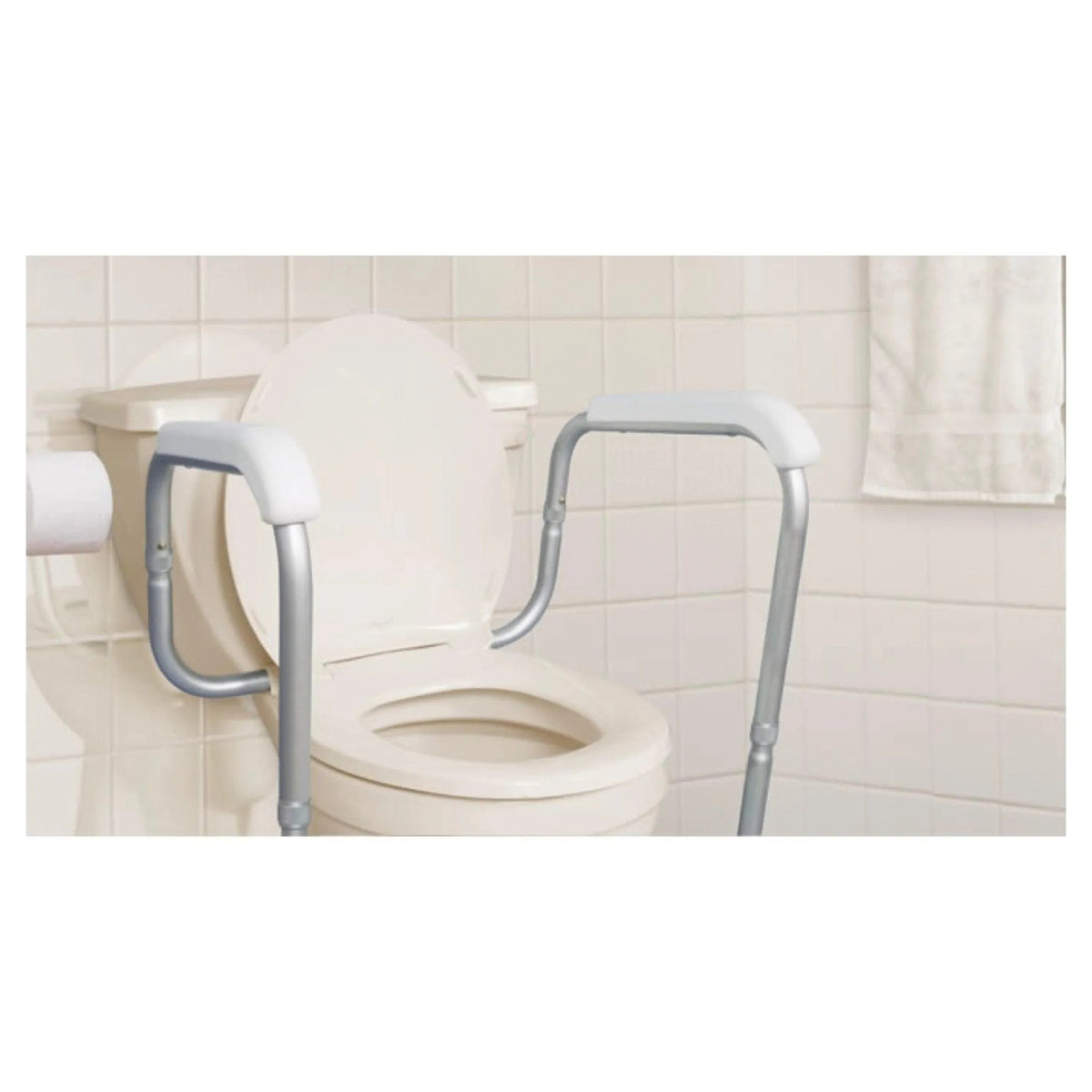 AQUASENSE Adjustable Toilet Safety Rails HMR770665 - 4MOBILITY WA - Mandurah
