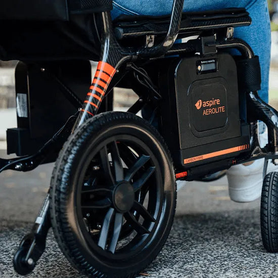 Aspire Aspire Aerolite Carbon Fibre Powerchair PWS654150 - 4MOBILITY WA - Mandurah