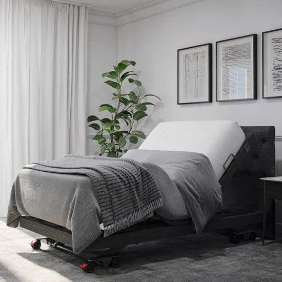 Aspire Aspire ComfiMotion Activ Care Bed - Portobello Grey BEB046740V2 - 4MOBILITY WA - Mandurah