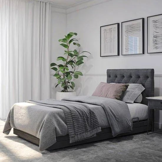 Aspire Aspire ComfiMotion Activ Care Bed - Portobello Grey BEB046740V2 - 4MOBILITY WA - Mandurah