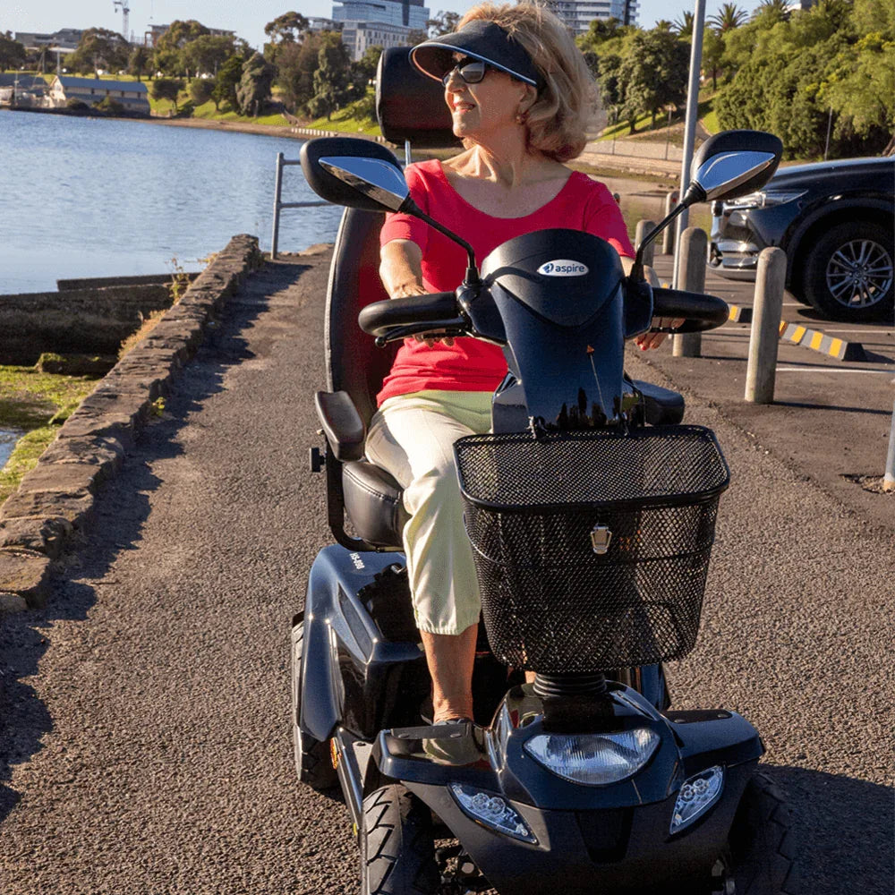 Aspire Aspire Deluxe HD 4 Wheel Scooter - HS898 SCT671300 - 4MOBILITY WA - Mandurah