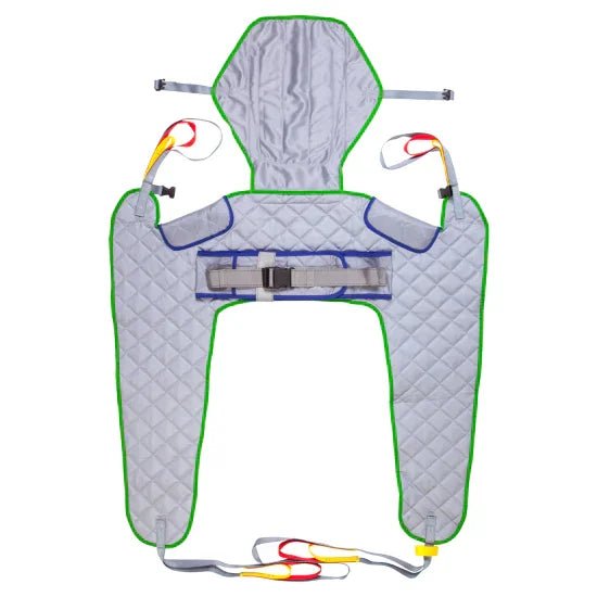 Aspire Aspire Deluxe Hygiene Access Sling with Head Support - Polyester LSS390780 - 4MOBILITY WA - Mandurah