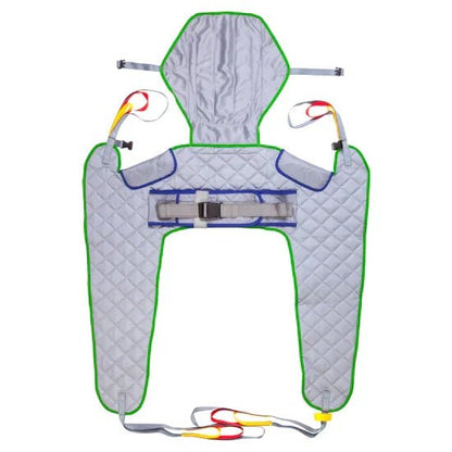 Aspire Aspire Deluxe Hygiene Access Sling with Head Support - Polyester LSS390780 - 4MOBILITY WA - Mandurah