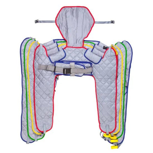 Aspire Aspire Deluxe Hygiene Access Sling with Head Support - Polyester LSS390780 - 4MOBILITY WA - Mandurah