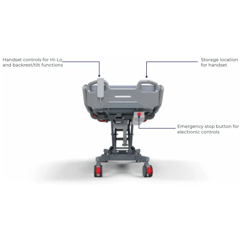Aspire Aspire Electric Shower Trolley BTS148112 - 4MOBILITY WA - Mandurah