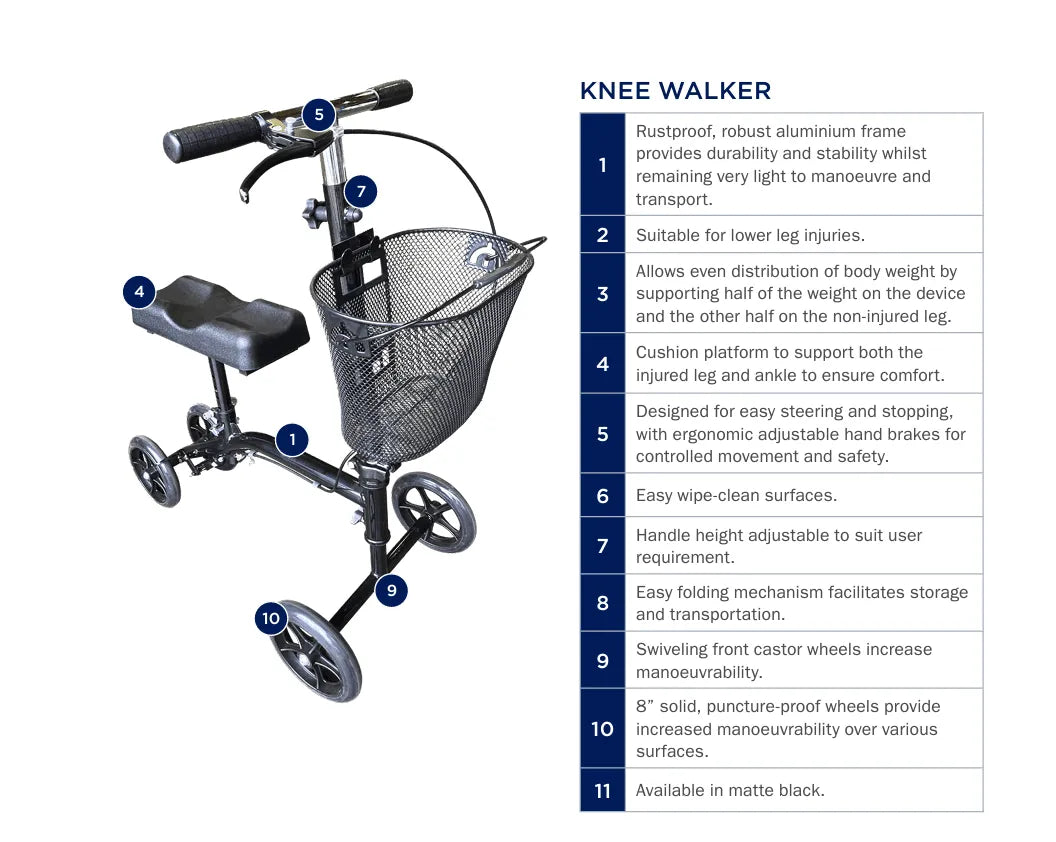 Aspire Aspire Knee Walker WAF712200 - 4MOBILITY WA - Mandurah