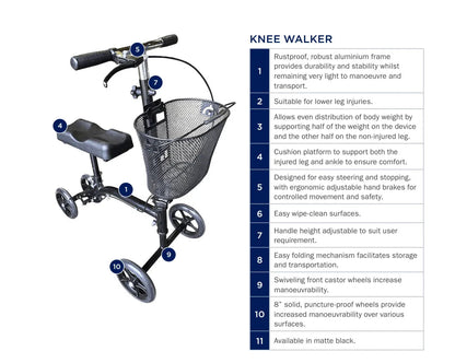 Aspire Aspire Knee Walker WAF712200 - 4MOBILITY WA - Mandurah