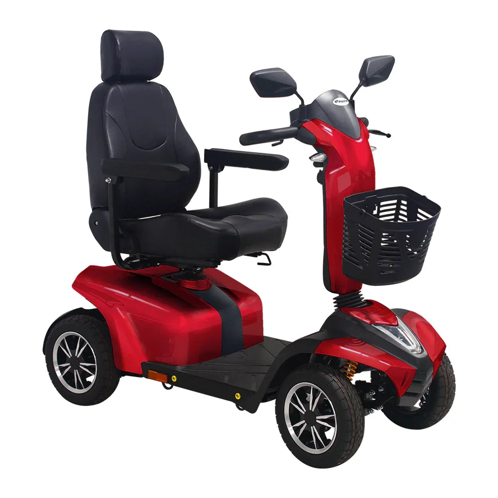 Aspire Aspire Large Deluxe HD 4 Wheel Scooter - HS828 SCT671285 - 4MOBILITY WA - Mandurah