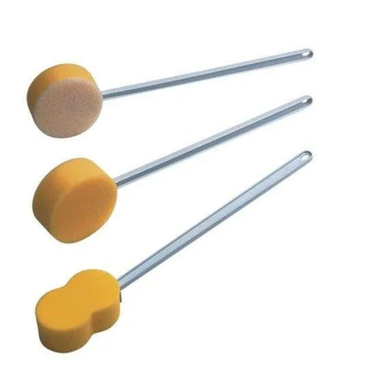 Aspire Aspire Long Handled Bath Sponge - Plastic Handle BTS111100 - 4MOBILITY WA - Mandurah