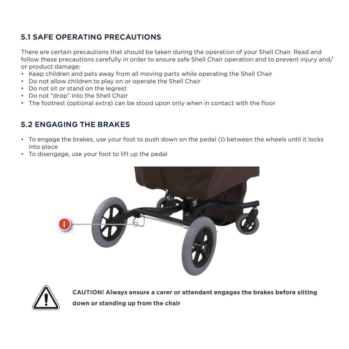 Aspire Aspire Shell Chair - Pressure Relief Chair CHP198920 - 4MOBILITY WA - Mandurah