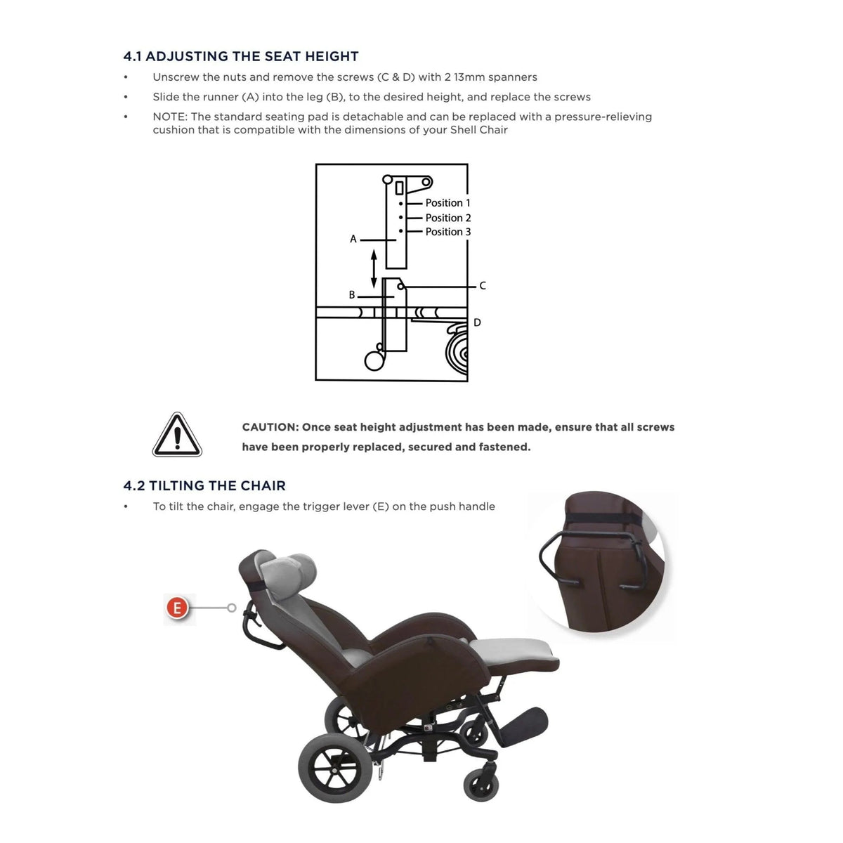 Aspire Aspire Shell Chair - Pressure Relief Chair CHP198920 - 4MOBILITY WA - Mandurah