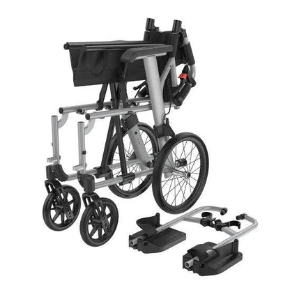 Aspire Aspire SOCIALITE Folding Wheelchair - Attendant Propelled MWS449800 - 4MOBILITY WA - Mandurah