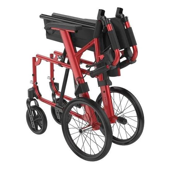 Aspire Aspire SOCIALITE Folding Wheelchair - Attendant Propelled MWS449810 - 4MOBILITY WA - Mandurah