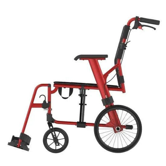 Aspire Aspire SOCIALITE Folding Wheelchair - Attendant Propelled MWS449810 - 4MOBILITY WA - Mandurah