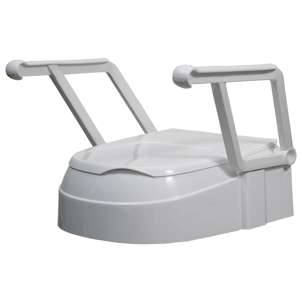 Aspire Aspire Toilet Seat Raiser with Swing Back Arms BTT164050 - 4MOBILITY WA - Mandurah