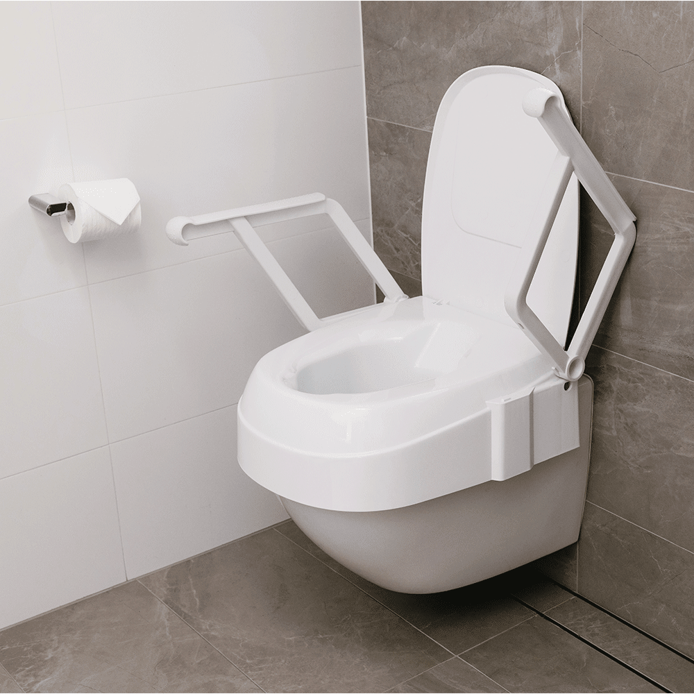Aspire Aspire Toilet Seat Raiser with Swing Back Arms BTT164050 - 4MOBILITY WA - Mandurah