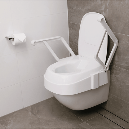 Aspire Aspire Toilet Seat Raiser with Swing Back Arms BTT164050 - 4MOBILITY WA - Mandurah