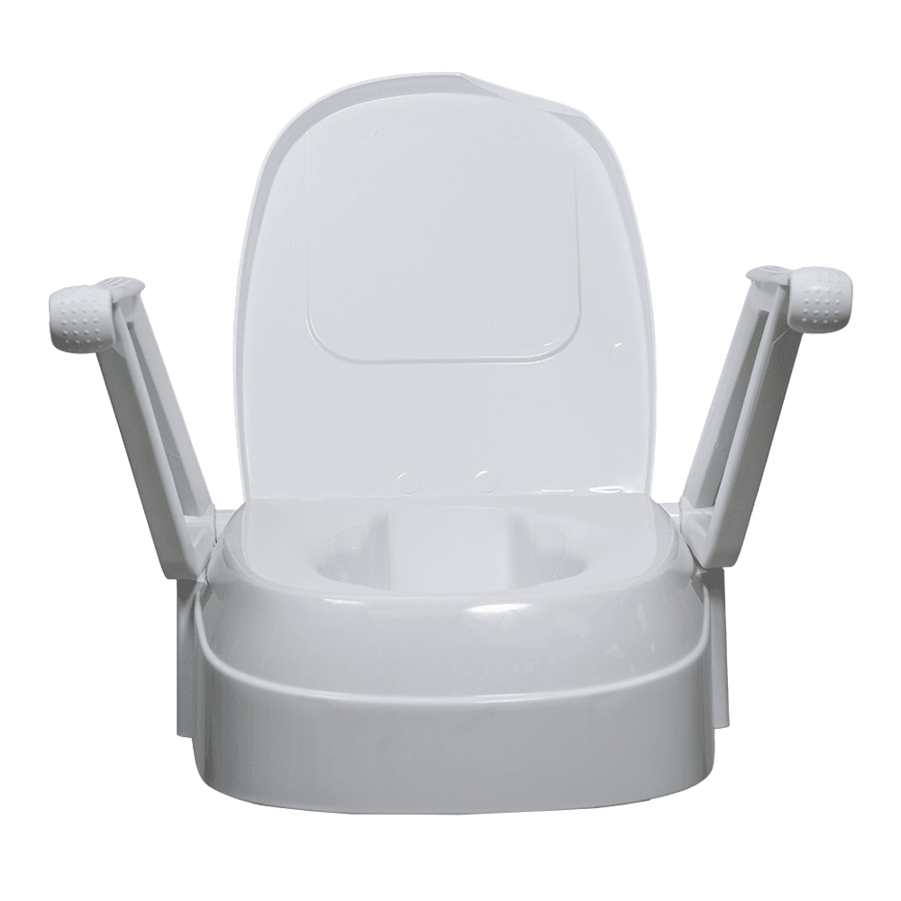 Aspire Aspire Toilet Seat Raiser with Swing Back Arms BTT164050 - 4MOBILITY WA - Mandurah