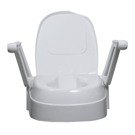Aspire Aspire Toilet Seat Raiser with Swing Back Arms BTT164050 - 4MOBILITY WA - Mandurah
