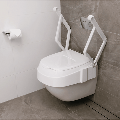 Aspire Aspire Toilet Seat Raiser with Swing Back Arms BTT164050 - 4MOBILITY WA - Mandurah