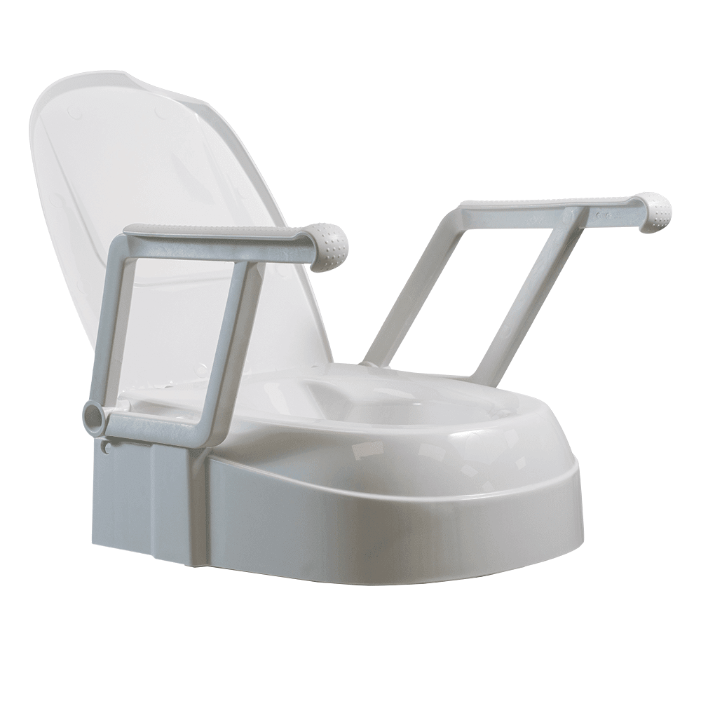 Aspire Aspire Toilet Seat Raiser with Swing Back Arms BTT164050 - 4MOBILITY WA - Mandurah