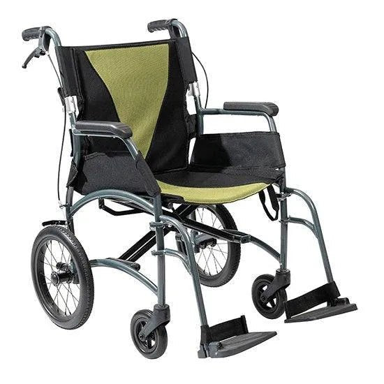 Aspire Aspire Vida Folding Wheelchair - Attendant Propelled MWS449878 - 4MOBILITY WA - Mandurah