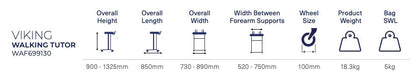 Aspire Aspire Viking Walking Tutor WAF699130 - 4MOBILITY WA - Mandurah